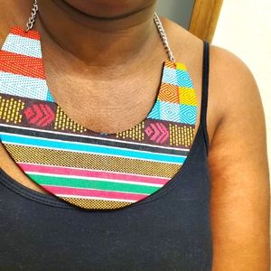 African statement necklace